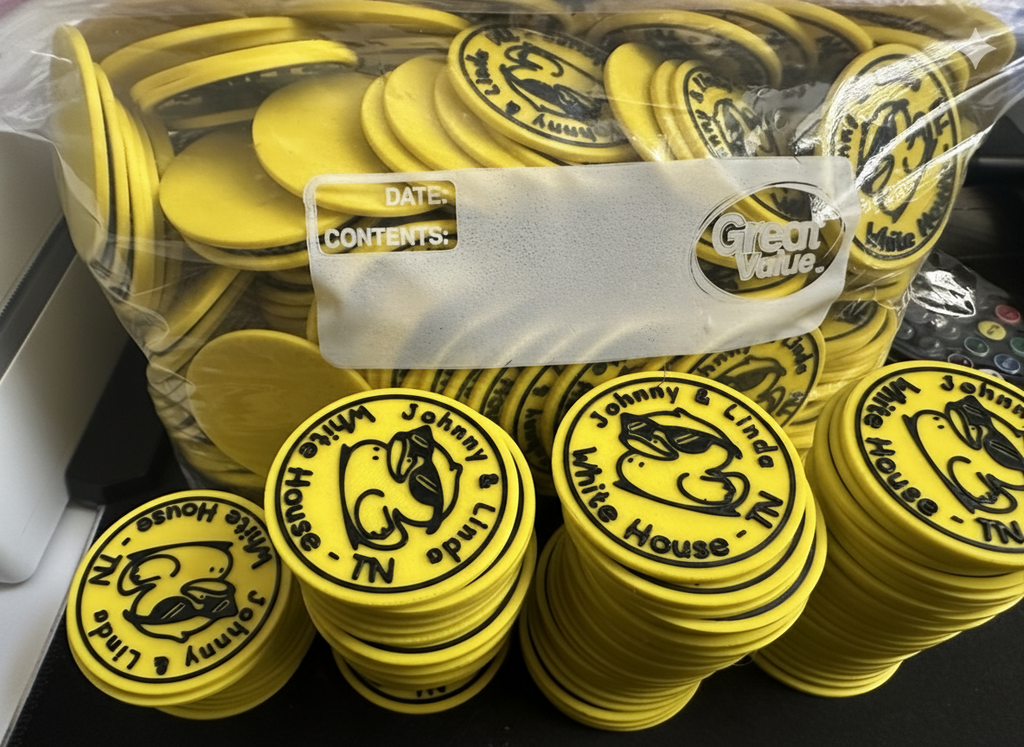 Custom Jeep Quack Coins - Level Up Your Ducking Game!